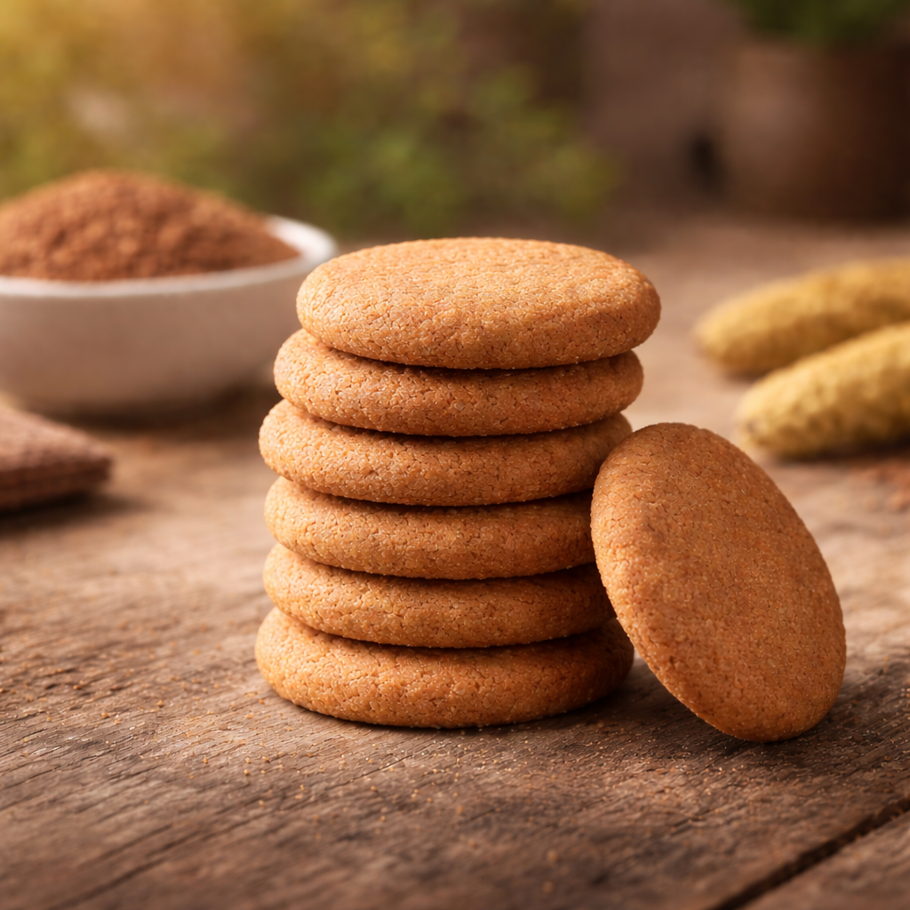 Ragi Millet Butter Cookies