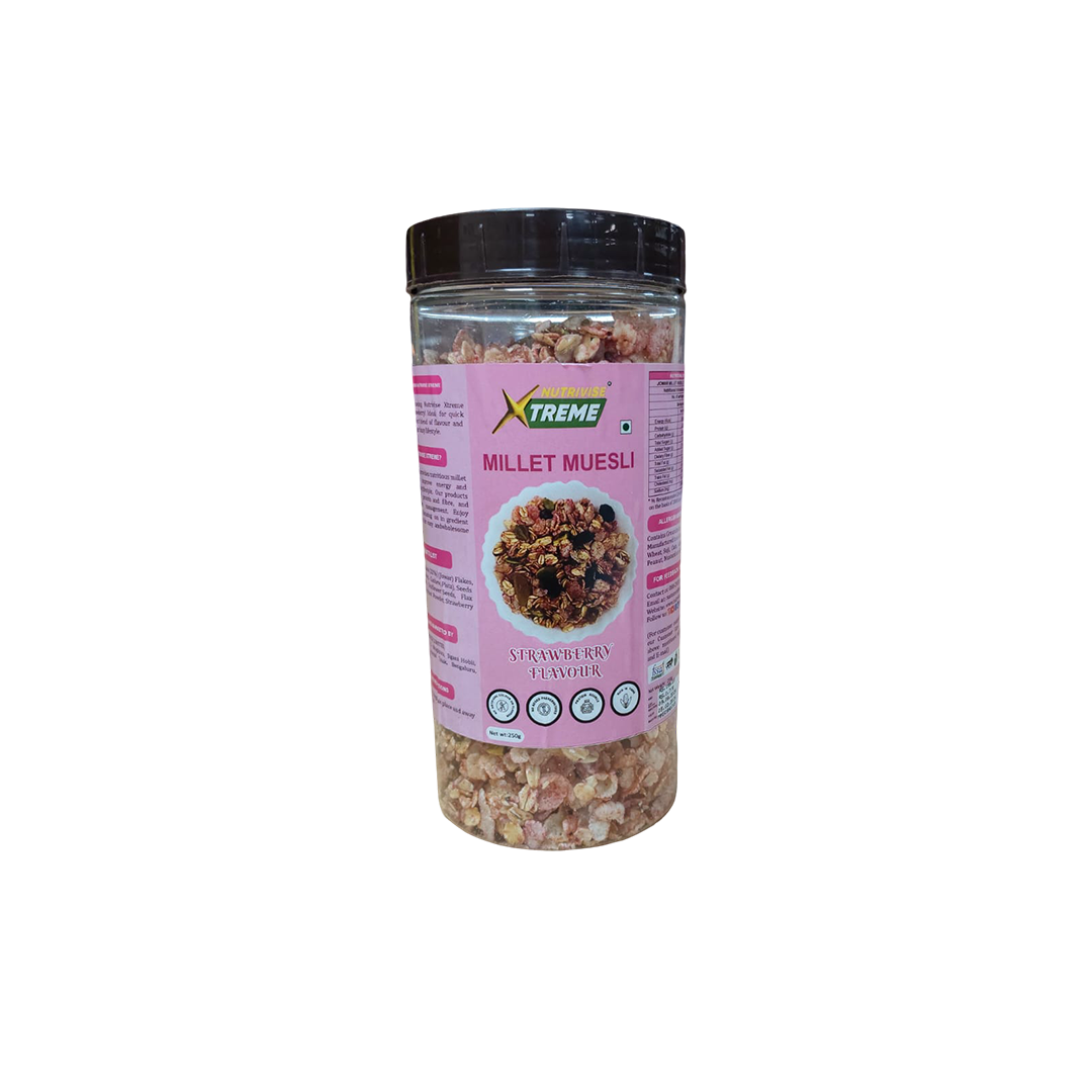 STRAWBERRY MUESLI 250G