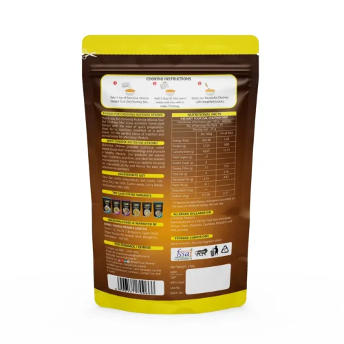 Toor Dal Chutney Mix Back Pouch