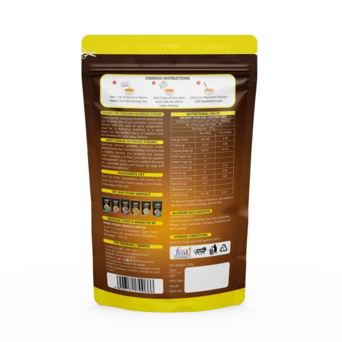 Toor Dal Chutney Mix Back Pouch