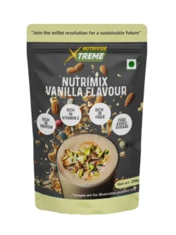 Nutrimix Health Drink Vanilla 200gm - Protein-Rich and Delicious Vanilla Health Drink