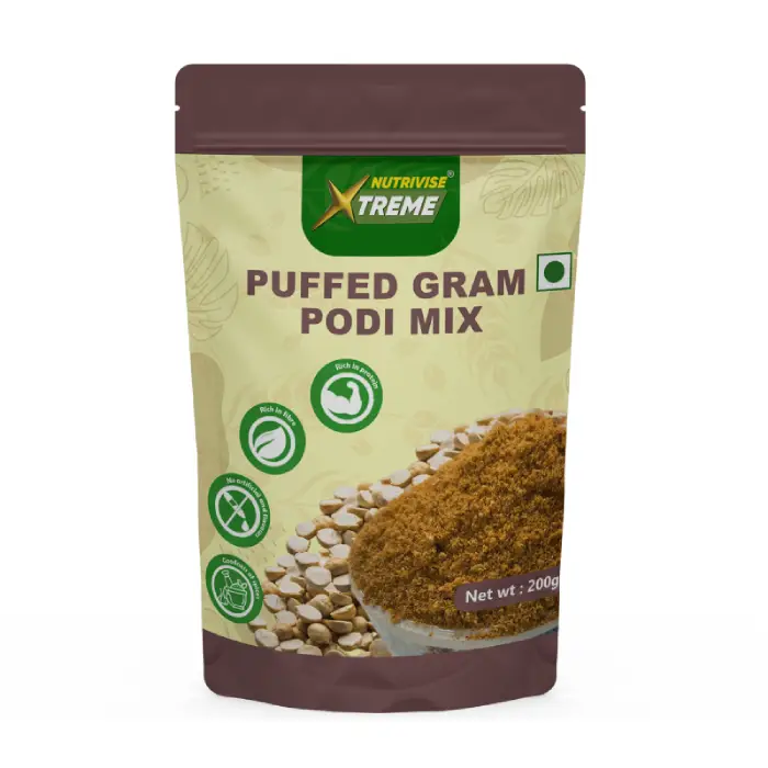 Puffed Gram Podi Mix 200gm - Flavorful and Nutritious Podi Mix