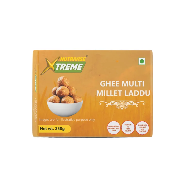 Ghee Multi Millet Laddu Nutrivise Xtreme Millet Products Front View