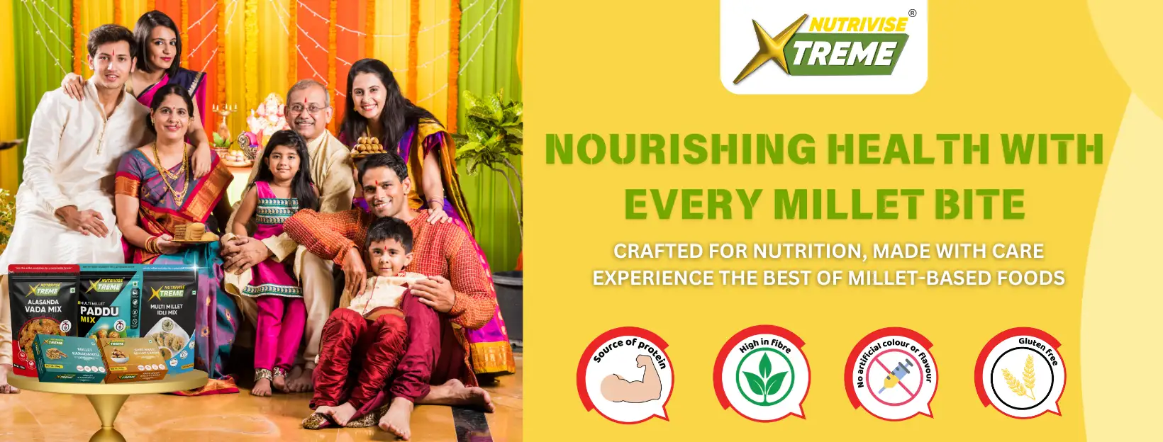 About Nutrivise Xtreme Nourishing Health with Every Millet Bite