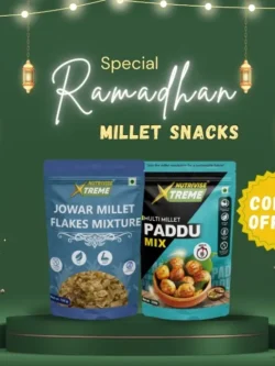 Jowar Millet Flakes Mixture and Millet Paddu